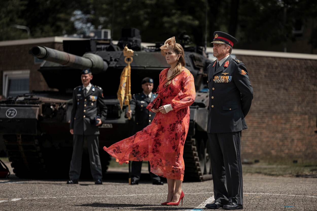 Prinses Amalia op de Bernhardkazerne