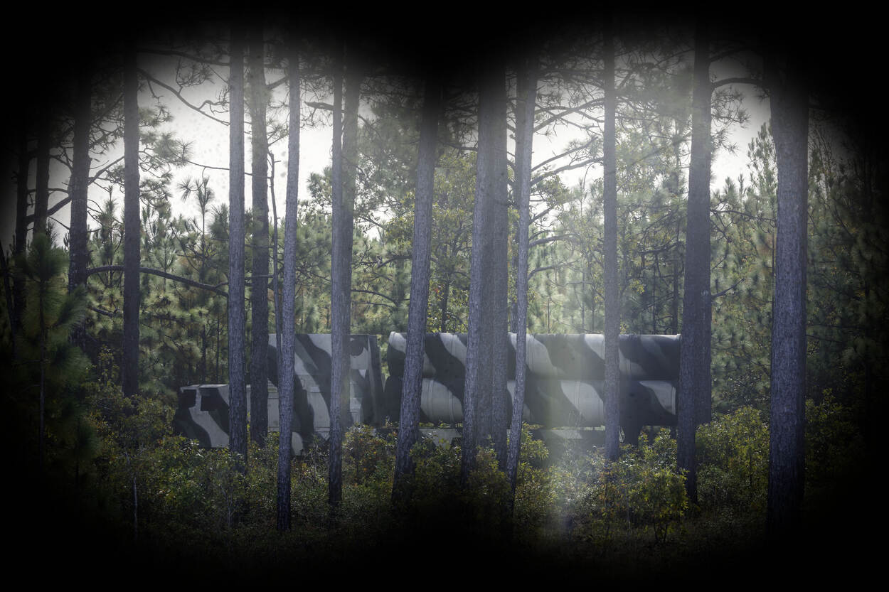 Een fictief luchtverdedigingssysteem, bezien door de gyroscoop.