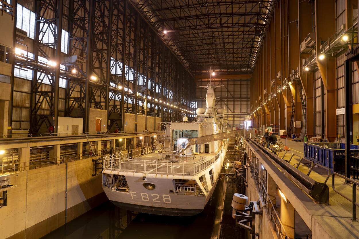 De achterzijde van de Van Speijk