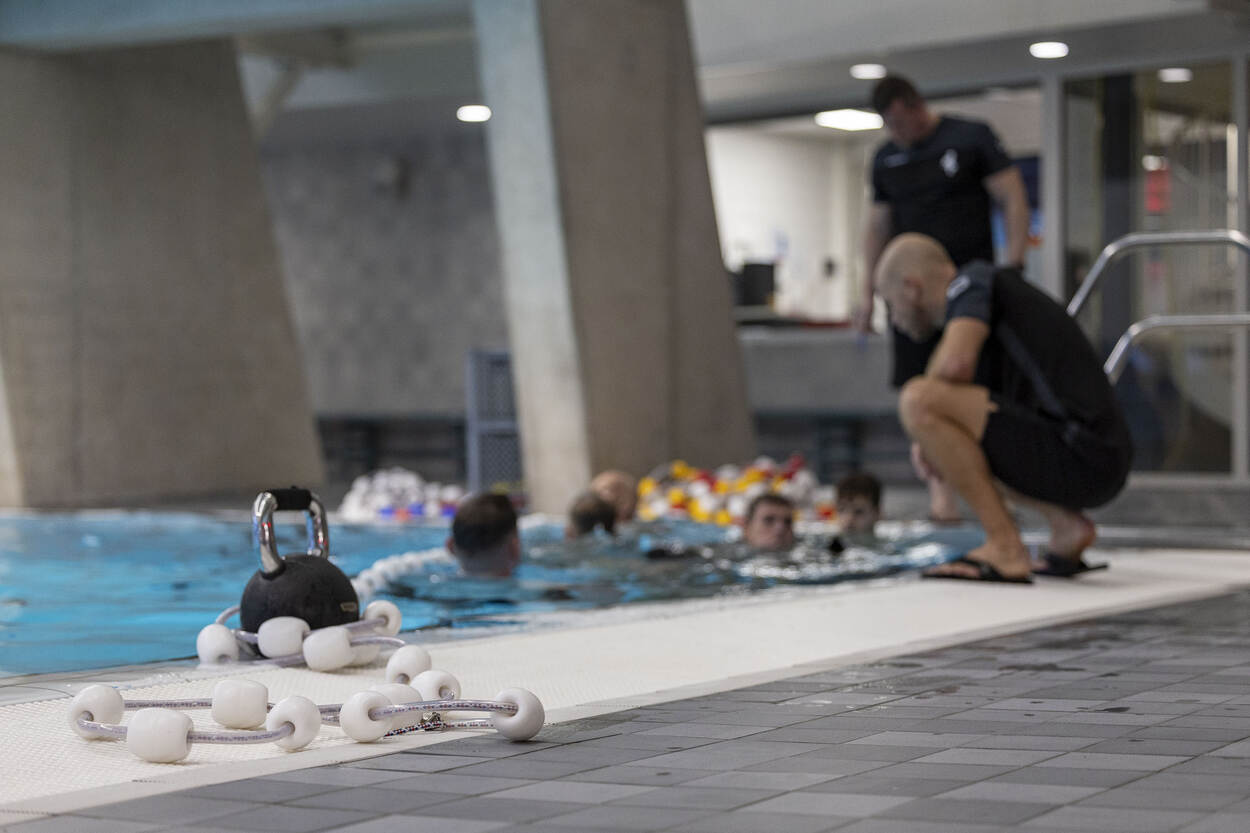 Een zwemtest van de BSB.