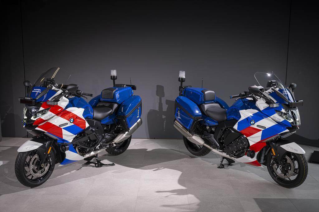 De nieuwe patrouillemotoren van de KMar.