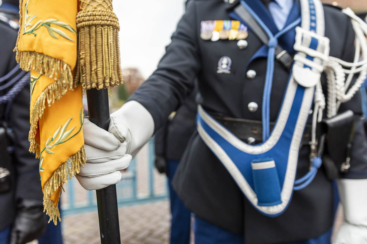 Marechaussee tijdens de Wapendag.