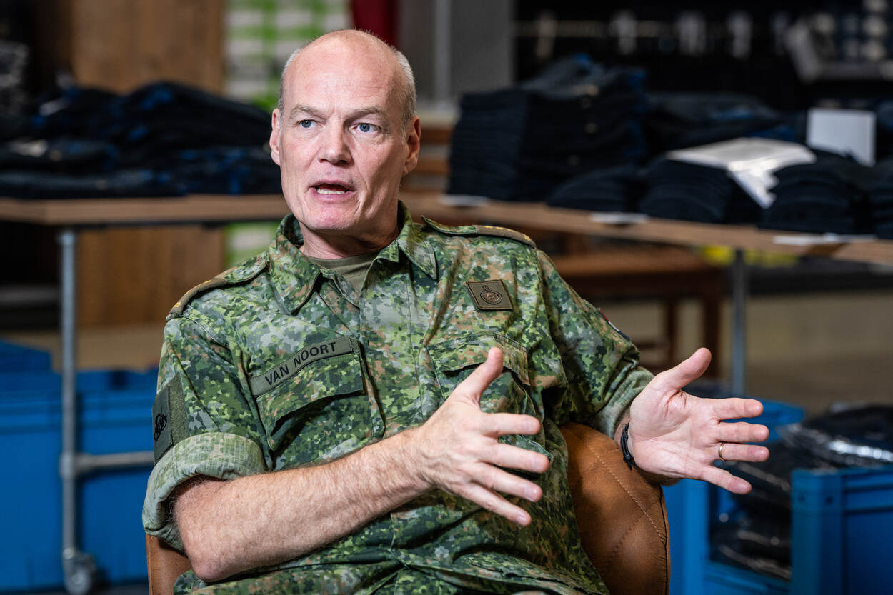 Oud-commandant KPU-bedrijf kolonel Dave van Noort.