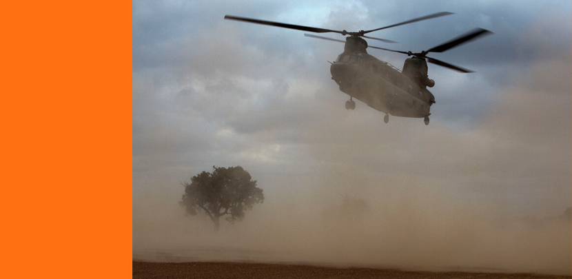 chinook boven mali