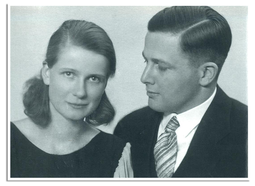 Een oudere broer van Dietrich, Klaus Bonhoeffer, naast zijn vrouw Emmi.