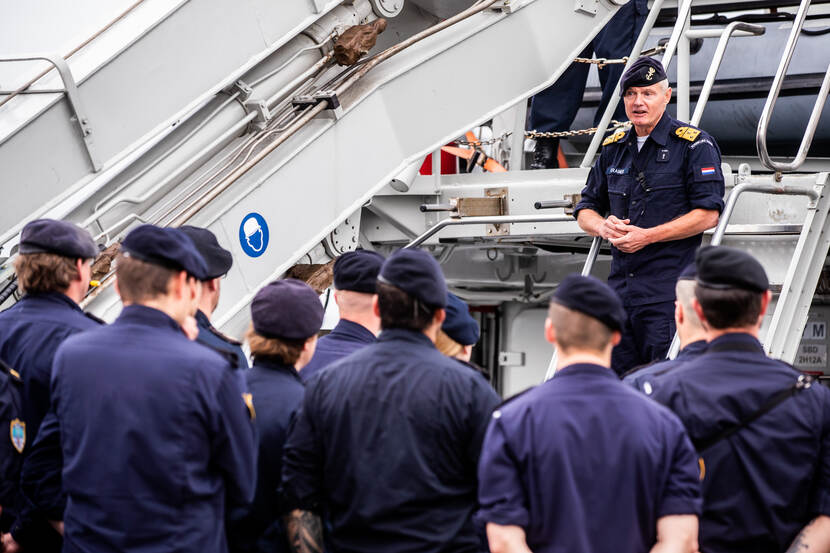 Commandant Zeestrijdkrachten Vice-admiraal Rob Kramer