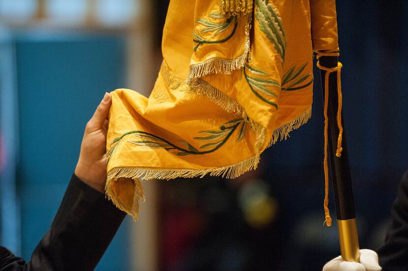 afbeelding van een vaandel