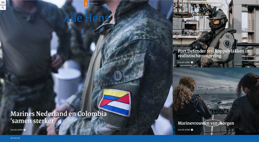 compilatie van coverfoto's van artikelen uit de Alle Hens nummer 4 van 2025