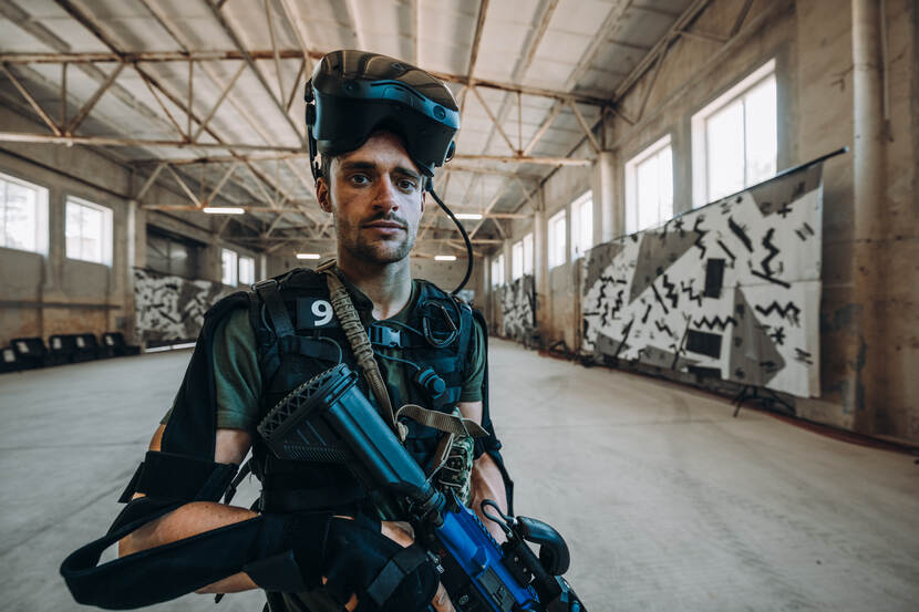 Portret van groepscommandant Remco