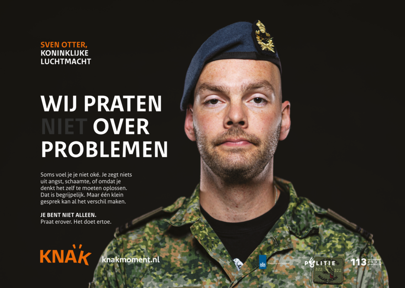 Campagne-poster KNAK-moment.