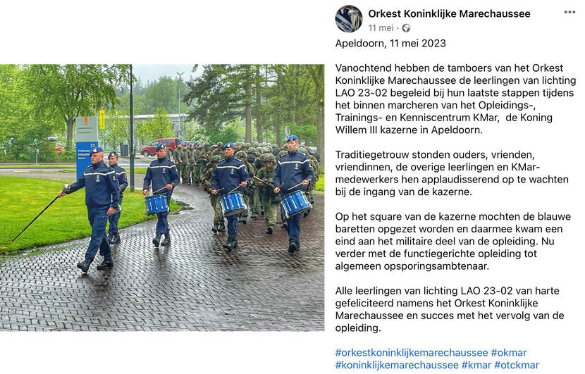 Afbeelding van een Facebook-bericht.