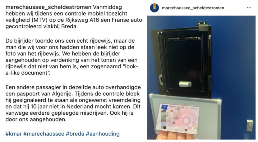 Afbeelding van een instagrambericht.