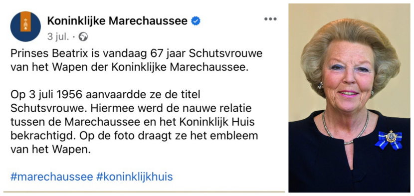 Afbeelding van en facebook-bericht.