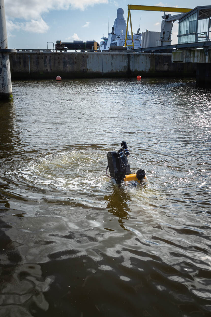 Sea Wasp in de haven van Den Helder.