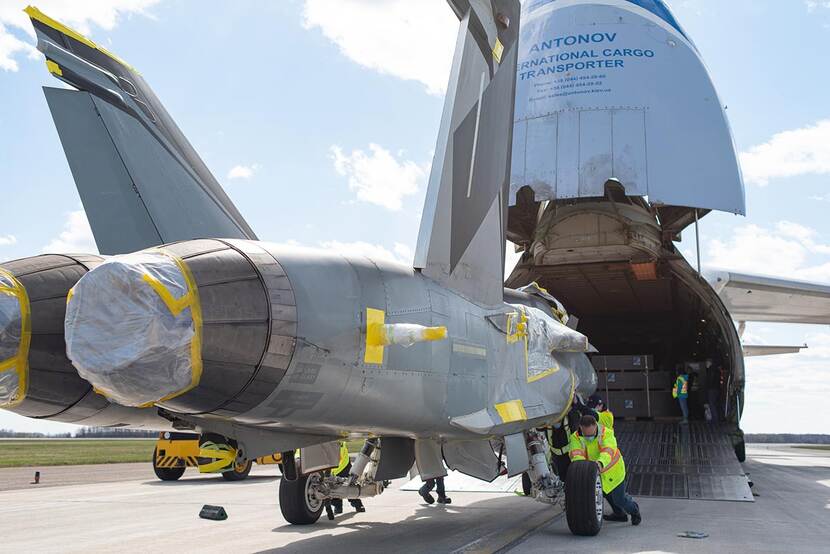 Canadese F-18 Hornet.