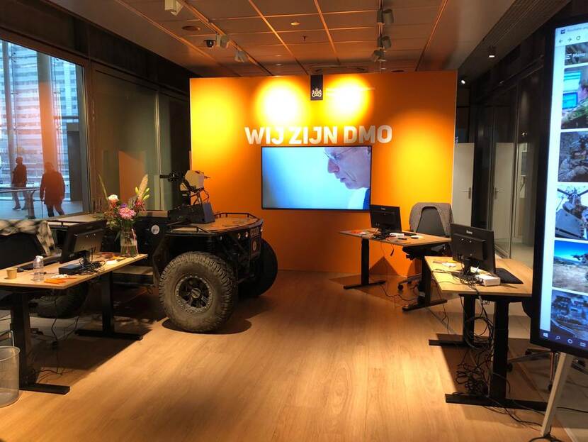 Interieur Defensie to go pop-up store DMO
