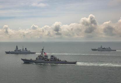 Zr.Ms. Evertsen in de Zwarte Zee