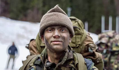 Portretfoto van een militair.