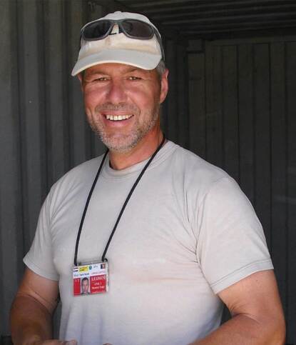 Portret van sergeant-majoor Mark Leijsen.