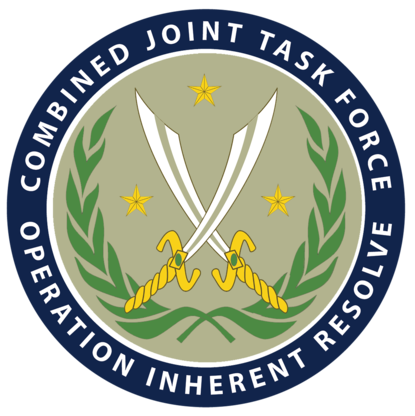 het logo van Operatie Inherent Resolve.
