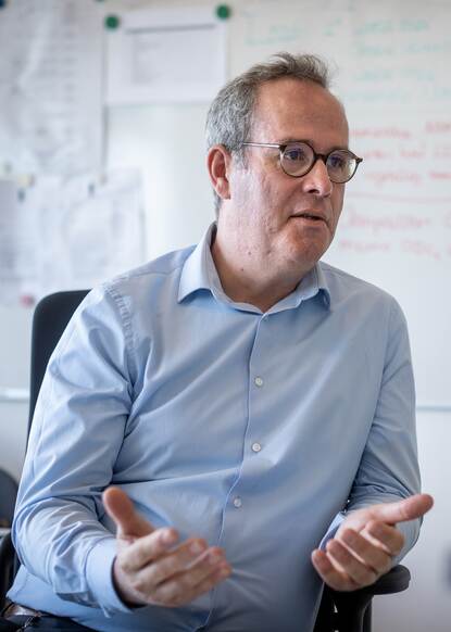 Jeffry van Hooren, hoofd Sectie Milieu van het Stafbureau Fysieke Leefomgeving.