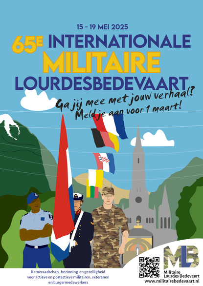 Poster van de Militaire Bedevaart.