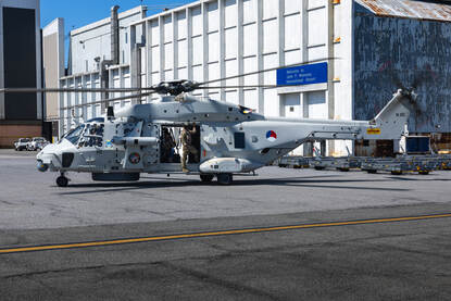 NH90 op John F. Kennedy Airport