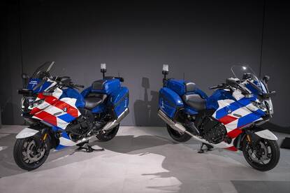 De nieuwe patrouillemotoren van de KMar.