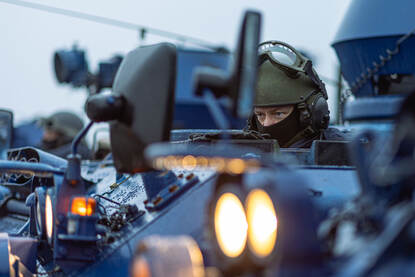 Marechausse van de LBO in YPR.