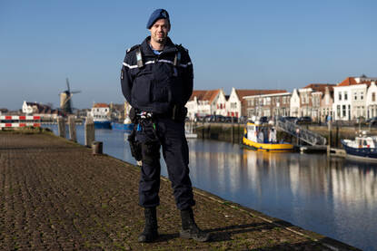 Portretfoto van opperwachtmeester Roy