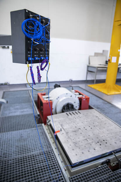 Testapparaat voor munitie.