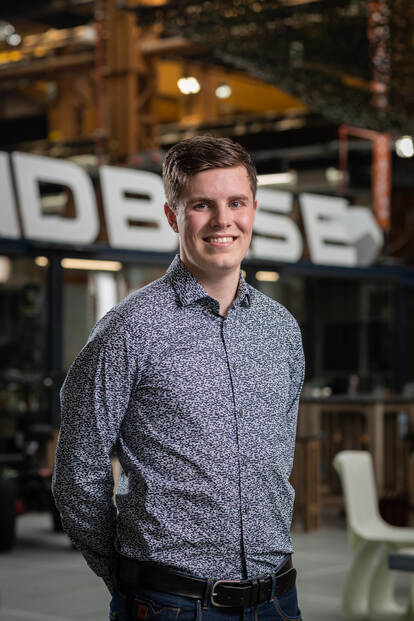 Jasper Verbruggen, student Industrial Design aan de TU in Eindhoven en stagiair bij MIND.