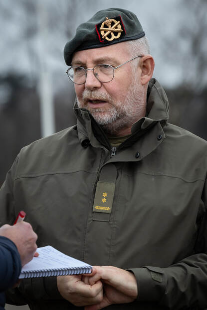 Luitenant-kolonel Henk te Kulve: ‘De radar is zeer gewild’.